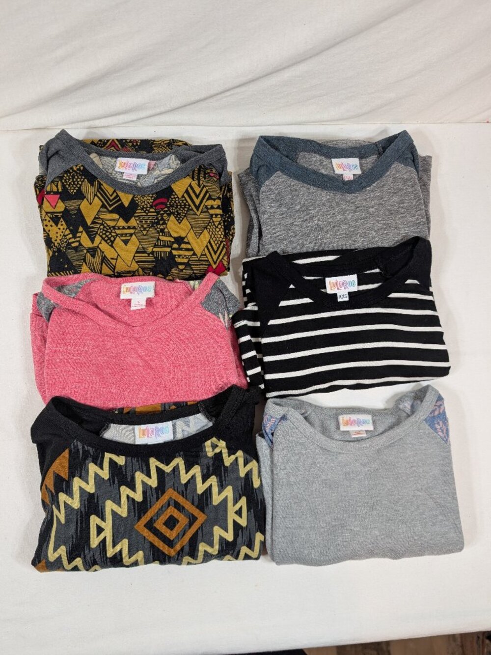 LuLaRoe 3/4 Sleeve Tops Bundle